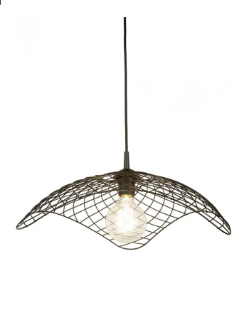 Svietidlá Searchlight - Parachute Pendant - Black Metal | KÓD: 60514CW