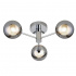 Oscar 3Lt Flush - Chrome With Smoked Glass Shades