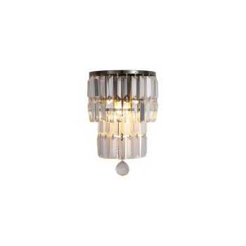 Svietidlá Searchlight - Empire 2LT Wall Light, Antique Brass with Clear Crystal | KÓD: 61321-2AB