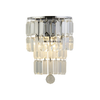 Svietidlá Searchlight - Empire 2LT Wall Light, Chrome with Clear Crystal | KÓD: 61321-2CC