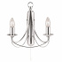 Maypole 8Lt Pendant - Satin Silver