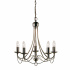 BELLIS - TABLE LAMP, CHROME, CLEAR FLOWER GLASS