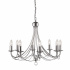 Maypole 8Lt Pendant - Satin Silver