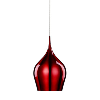 Vibrant Pendant  - Metallic Red Metal - 6461-26RE 6461-26RE