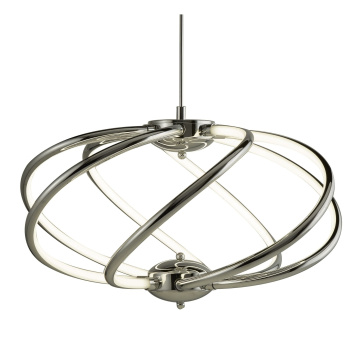 Svietidlá Searchlight - Magic  7Lt Pendant  - Chrome Metal & Opal Acrylic | KÓD: 6500-7CC
