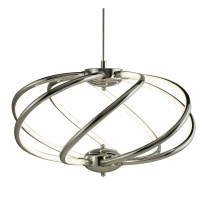 Magic  7Lt Pendant  - Chrome Metal & Opal Acrylic - 6500-7CC 6500-7CC
