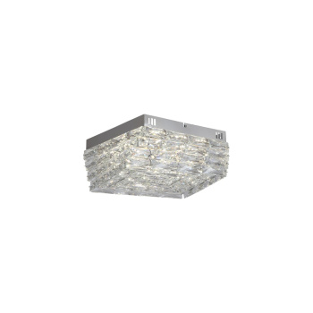 Svietidlá Searchlight - Modena LED Flush, Chrome and Clear Crystal | KÓD: 65810-420CC