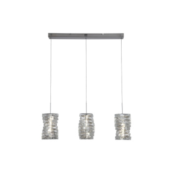 Svietidlá Searchlight - Modena LED 3Lt Bar Pendant, Chrome with Clear Crystal | KÓD: 65811-3CC