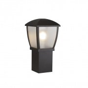 OUTDOOR LED WALL/PORCH LIGHT - DARK GREY WITH FROSTED DIFFUSER