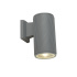 Hamburg Outdoor Wall Light - Grey With Clear Glass Diffuser