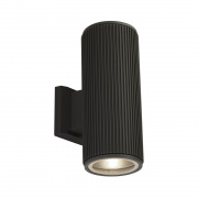OUTDOOR LED UP/DOWN WALL LIGHT - GREY WITH FROSTED DIFFUSER