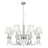 PORTICO CC/GLASS 8LT PEND - WH STRING SHADE