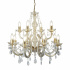 Marie Therese 30Lt Chandelier - Polished Brass & Crystal