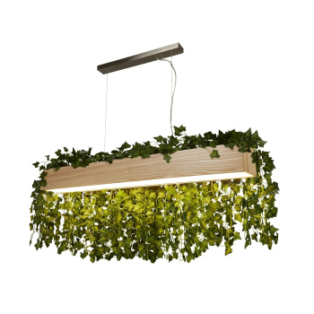 Svietidlá Searchlight - Ash LED Bar Ceiling Pendant - Wood | KÓD: 7231