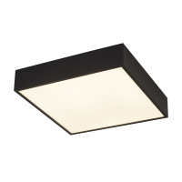 Zeus Flush - Black Metal & Opal Polycarbonate - 72370BK 72370BK