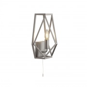 CHASSIS 1LT SATIN SILVER WALL LIGHT