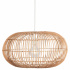 BALI 1LT PENDANT,  BAMBOO SHADE WITH BLACK SUSPENSION