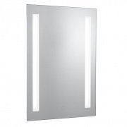Magnifying Bathroom Mirror - Chrome & Frosted Glass, IP44