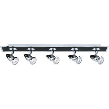 Svietidlá Searchlight - Comet 5Lt Bar Spotlight - Matt Black & Polished Chrome | KÓD: 7495