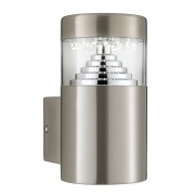 BROOKLYN LED OUTDOOR WALL LIGHT - STAINLESS STEEL SQ BACKPLATE