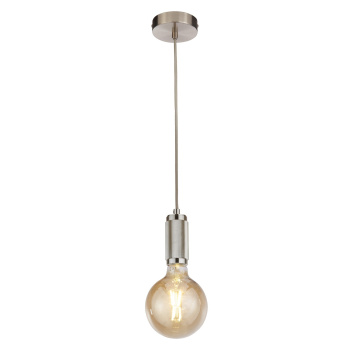 Svietidlá Searchlight - Suspension Cable - Satin Silver Metal & Grey Braided Cable | KÓD: 77651SS