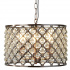 Marquise 3Lt Drum Pendant - Antique Copper & Glass