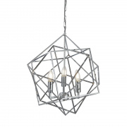 Cube 5Lt Pendant Ceiling Light - Polished Chrome