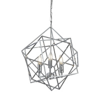 Cube 3Lt Pendant  - Polished Chrome Metal - 7863-3CC 7863-3CC