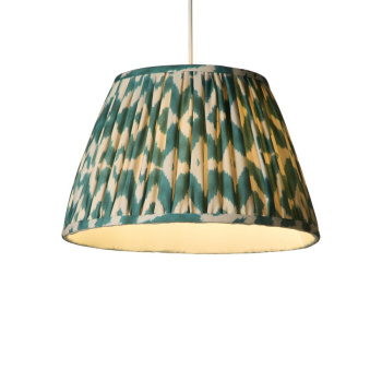 Svietidlá Searchlight - Eloise Green Pattern Tapered Shade | KÓD: 78641GR