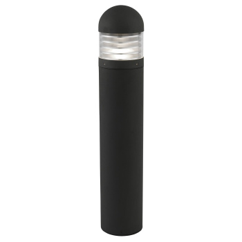 Svietidlá Searchlight - Bronx Outdoor Post- Black Metal, Clear Glass & Polycarbonate | KÓD: 7900-900
