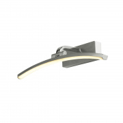 Santorini LED Picture Light, Matt Silver & Chrome IP20 - 50C