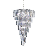 Sigma  9Lt Chandelier - Chrome Metal & Acrylic - 7999-9CC 7999-9CC