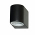 LED OUTDOOR & PORCH (GU10 LED) IP44 WALL LIGHT 2LT SILVER