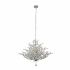 PERNETTE 9LT PENDANT WITH CRYSTAL GLASS DROPS, CHROME