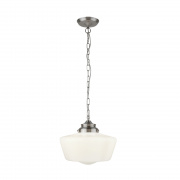 Poplar 2Lt Bathroom Wall Light - Chrome & Opal Glass, IP44