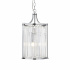 VICTORIA 2LT PENDANT, CHROME WITH CRYSTAL GLASS