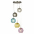 Mardi Gras 5Lt Multi-Drop - Multi Coloured Glass Shades