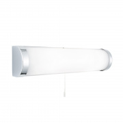 School House Wall Light - Black Metal & Opal Glass