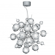 Molecule 12Lt Pendant - Polished Chrome
