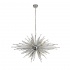 PERNETTE 9LT PENDANT WITH CRYSTAL GLASS DROPS, CHROME