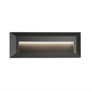 Ankle LED Recessed Outdoor Light - Grey Aluminium