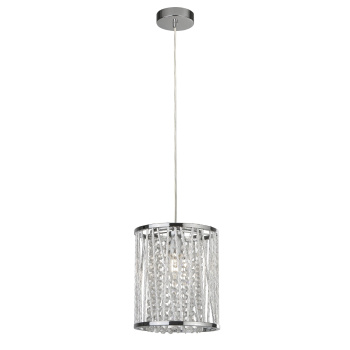Svietidlá Searchlight - Elise  Pendant - Chrome Metal & Crystal | KÓD: 8831CC