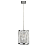 Elise  Pendant - Chrome Metal & Crystal - 8831CC 8831CC
