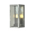 Box II Outdoor Wall Light - Silver & Clear Glass, IP44