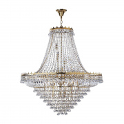 Versailles 5Lt Chandelier - Gold Frame & Crystal