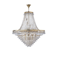 Versailles  19Lt Chandelier  - Gold Metal & Crystal - 9112-102GO 9112-102GO