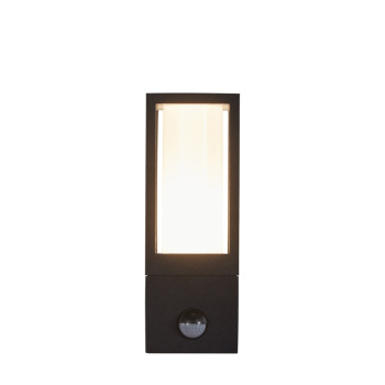 Svietidlá Searchlight - Avenue Outdoor Wall Light- Black Metal & White Polycarbonate | KÓD: 91251-1BK-PIR