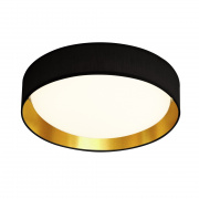 Gianna LED Flush Ceiling Light - Acrylic, & Fabric Shade