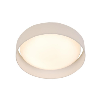 Svietidlá Searchlight - Gianna LED Flush Ceiling Light - Acrylic, & Fabric Shade | KÓD: 9371-50WH