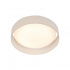 Gianna LED Flush -Black/Gold Shade & Acrylic Diffuser